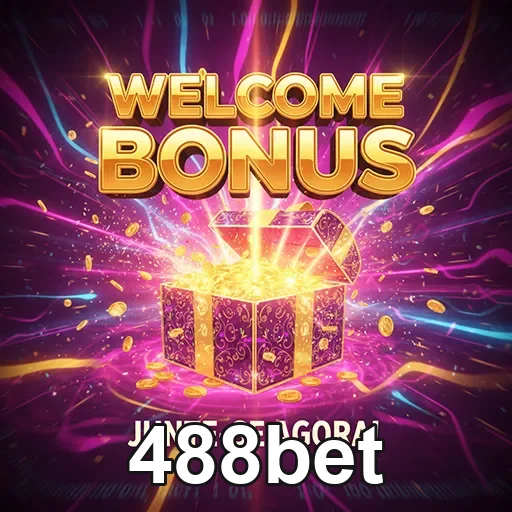 Imagem promocional da 488bet destacando bônus especial disponível no site 488bet.